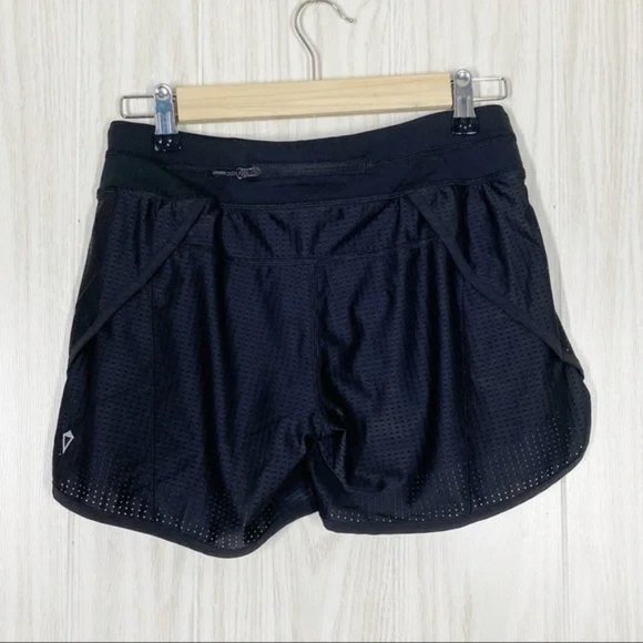 Ivivva By Lululemon | Black Mesh Running Shorts Size 14 Girls - Picture 2 of 5